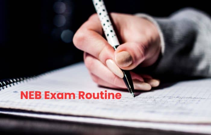 NEB Exam Routine 2080